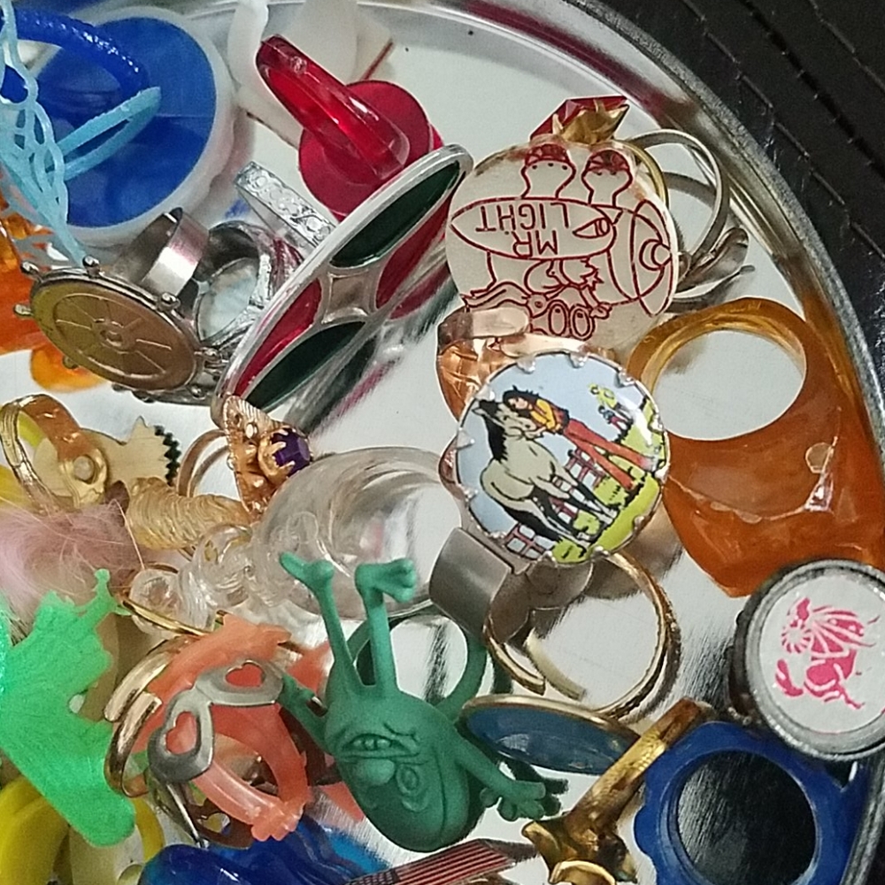 Bundle of kids rings from 80s - Picture 3 of 3